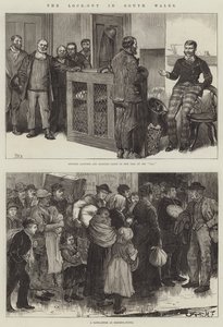 The Lock-Out in South Wales by Valentine Walter Lewis Bromley